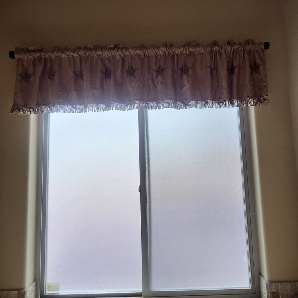 HIEnd Accents Western Star Valance - NWT